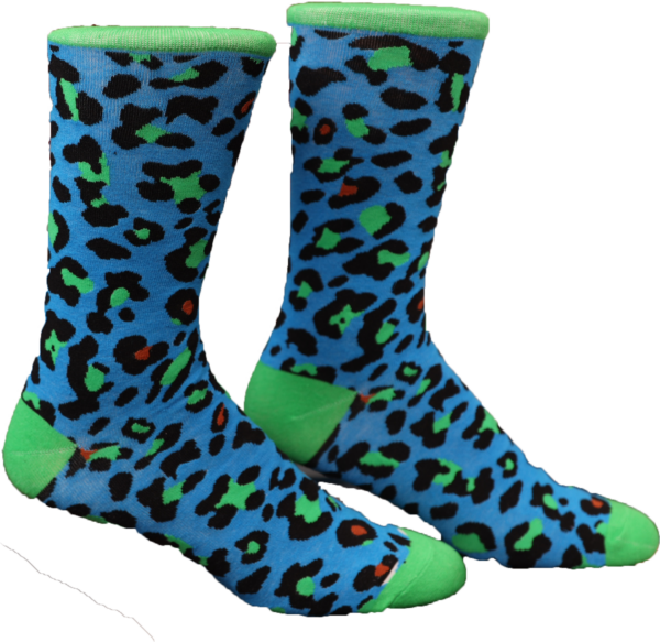 Blue & Green Leopard