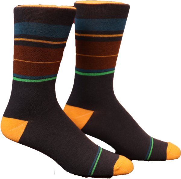 Colorblock -Burnt Brown